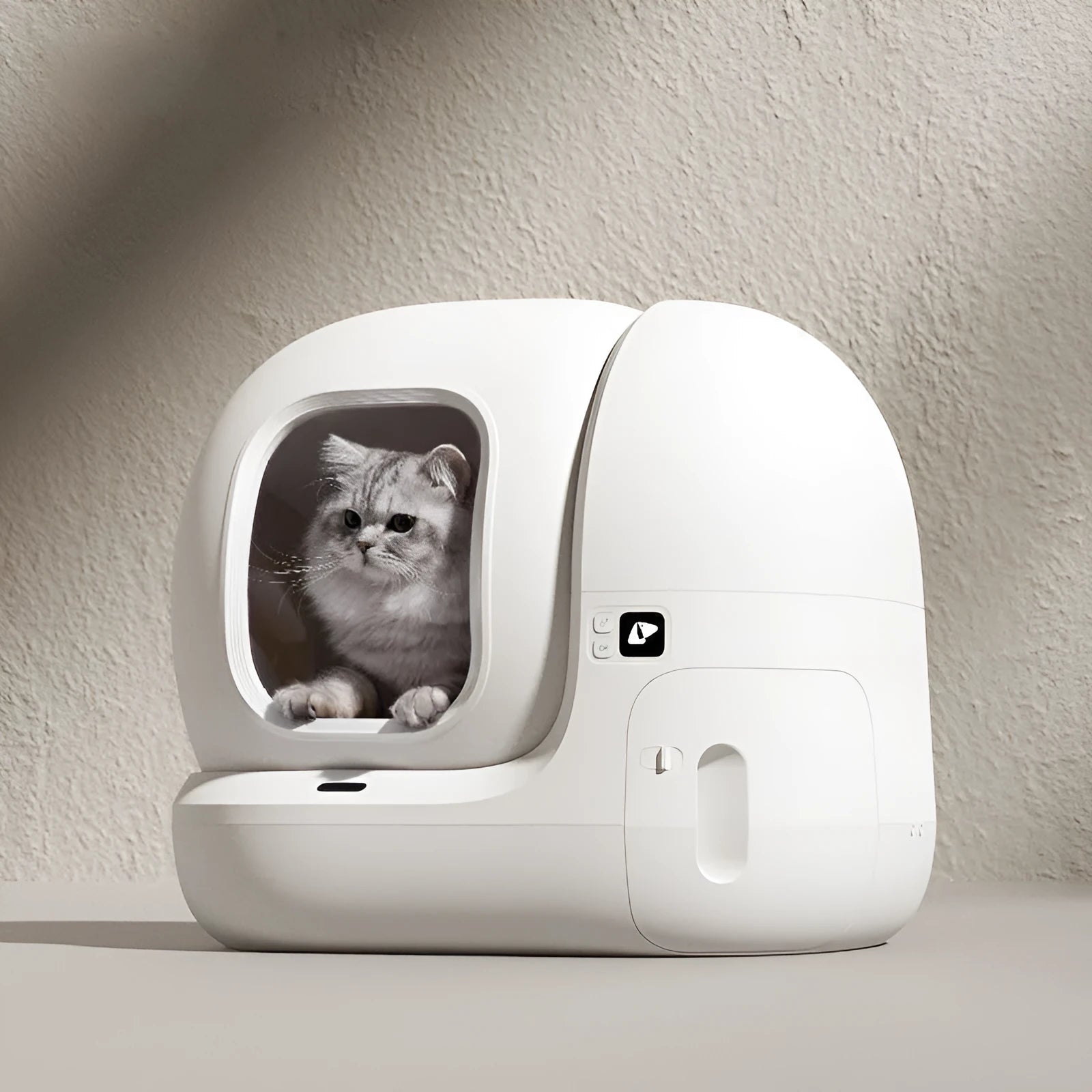 Smart MAX fully automatic cat litter box large electric self-cleaning enclosed in plastic, 620x538x552mm