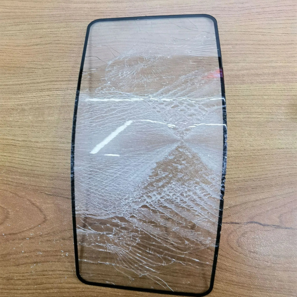 High aluminum tempered glass screen protector in black for Samsung Galaxy phones