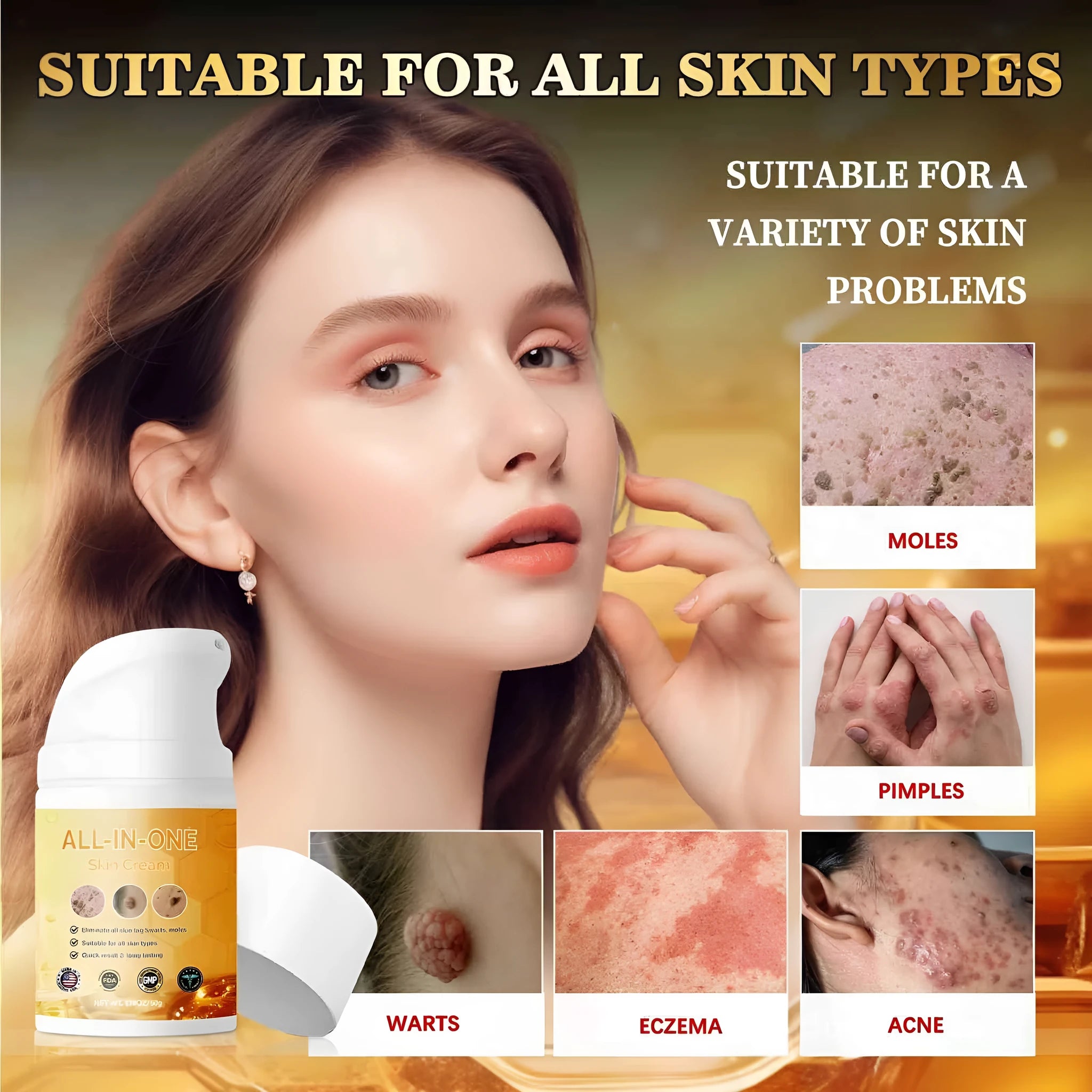 50ml neck cream bottle for non-standard skin cleaning at home