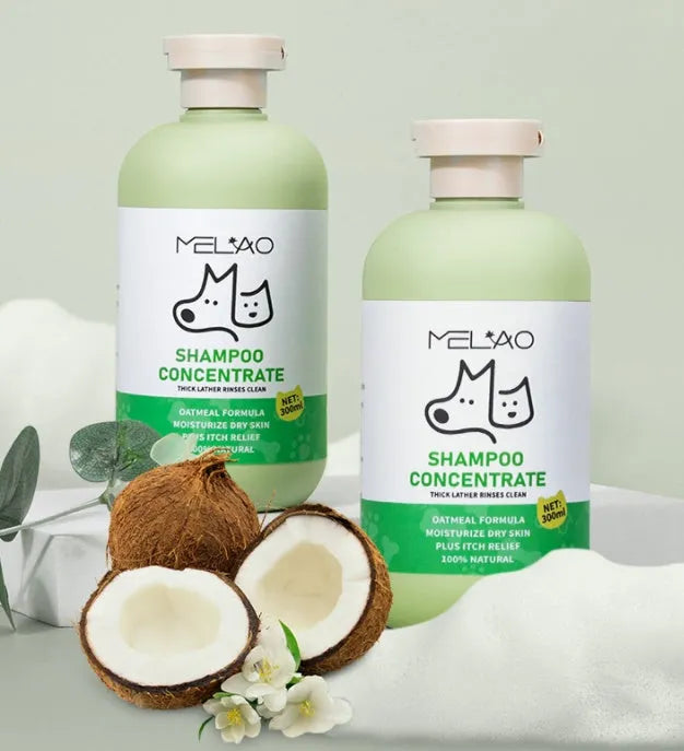 300ml bottle of Hair Care Gentle Pet Oat Bath Shampoo for dogs and cats