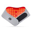 Red light hot compress neck mask physiotherapy device for cervical vertebra treatment