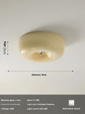 Cream coloured American style bedroom ceiling light with a three-colour light function.
