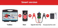 8000mAh automobile emergency start power source with smart clips and charging kit in toolbox