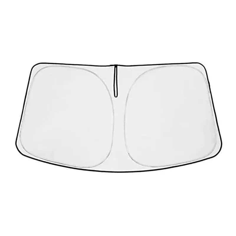 Silver reflective sunshade for Toyota Noah Voxy 90 series front windshield