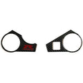 Black carbon fibre style adhesive sticker for SUZUKI GSXR1000 L1 motorcycle upper connective plate