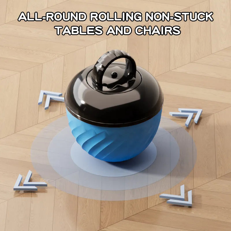 ABS cat teasing ball for self-hi relieving play, 6.8 x 8.1cm, in blue or red, with 200mAh battery