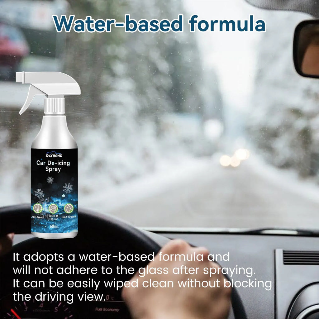 60ml car window deicing spray bottle for windscreen ice removal