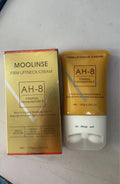 Neck moisturising cream jar with a neck roller tool for dry skin care.