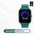 Smart watch with colour screen showing blood oxygen reading and GPS map display