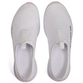 Men's breathable mesh half slippers in khaki with EVA sole, shown on a light background