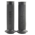 Pair of Domino-style motorcycle handle gel grips in a chosen colour, showing non-slip rubber texture.