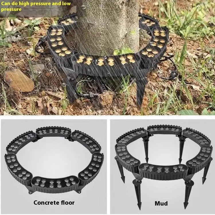 LED tree lamp with aluminium shell, IP65 outdoor rating, 22 x 7.5cm, five heads or six heads
