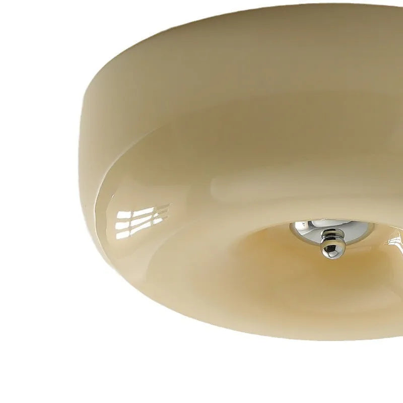Cream coloured American style bedroom ceiling light with a three-colour light function.