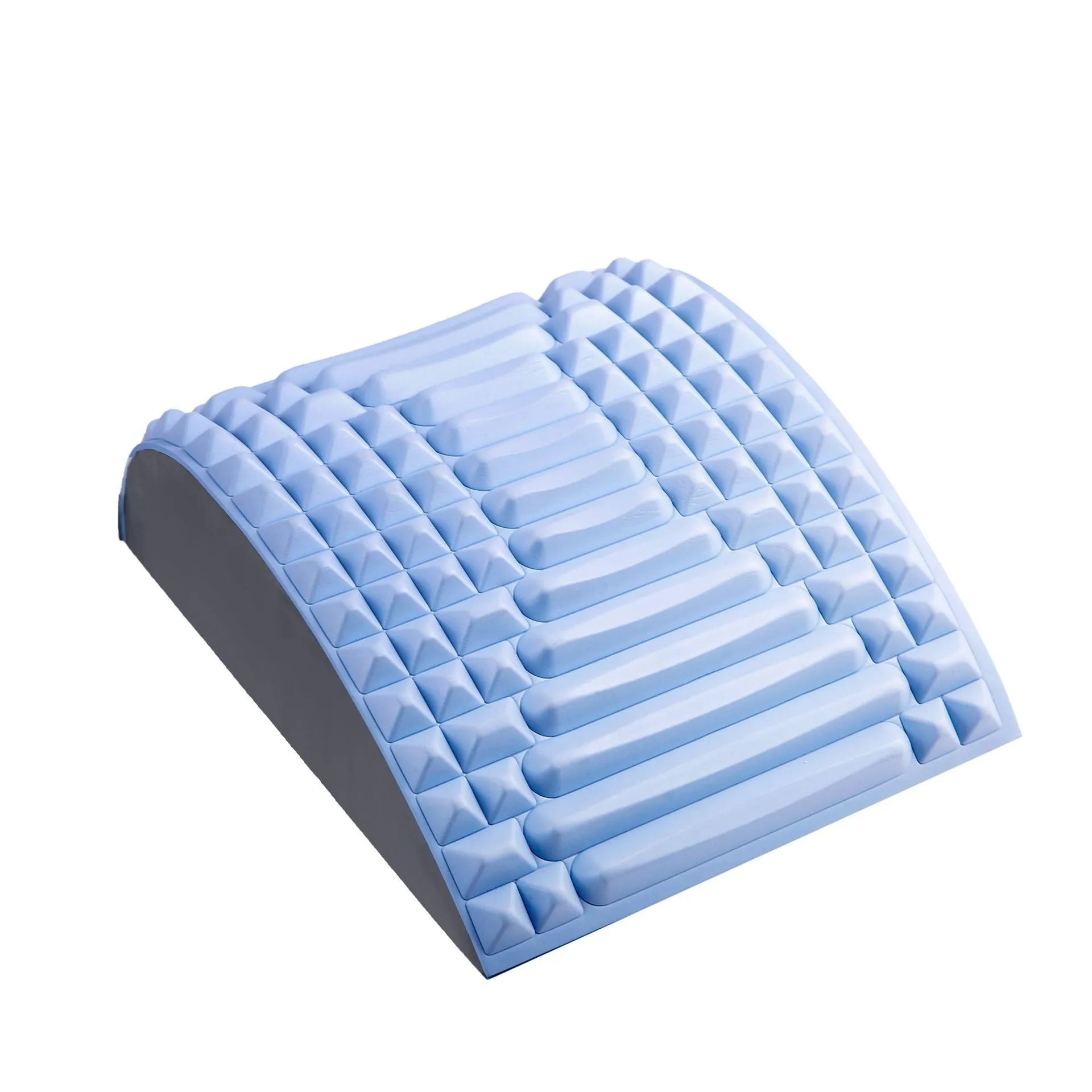 Blue EVA foam back stretcher for lumbar support and neck pain relief