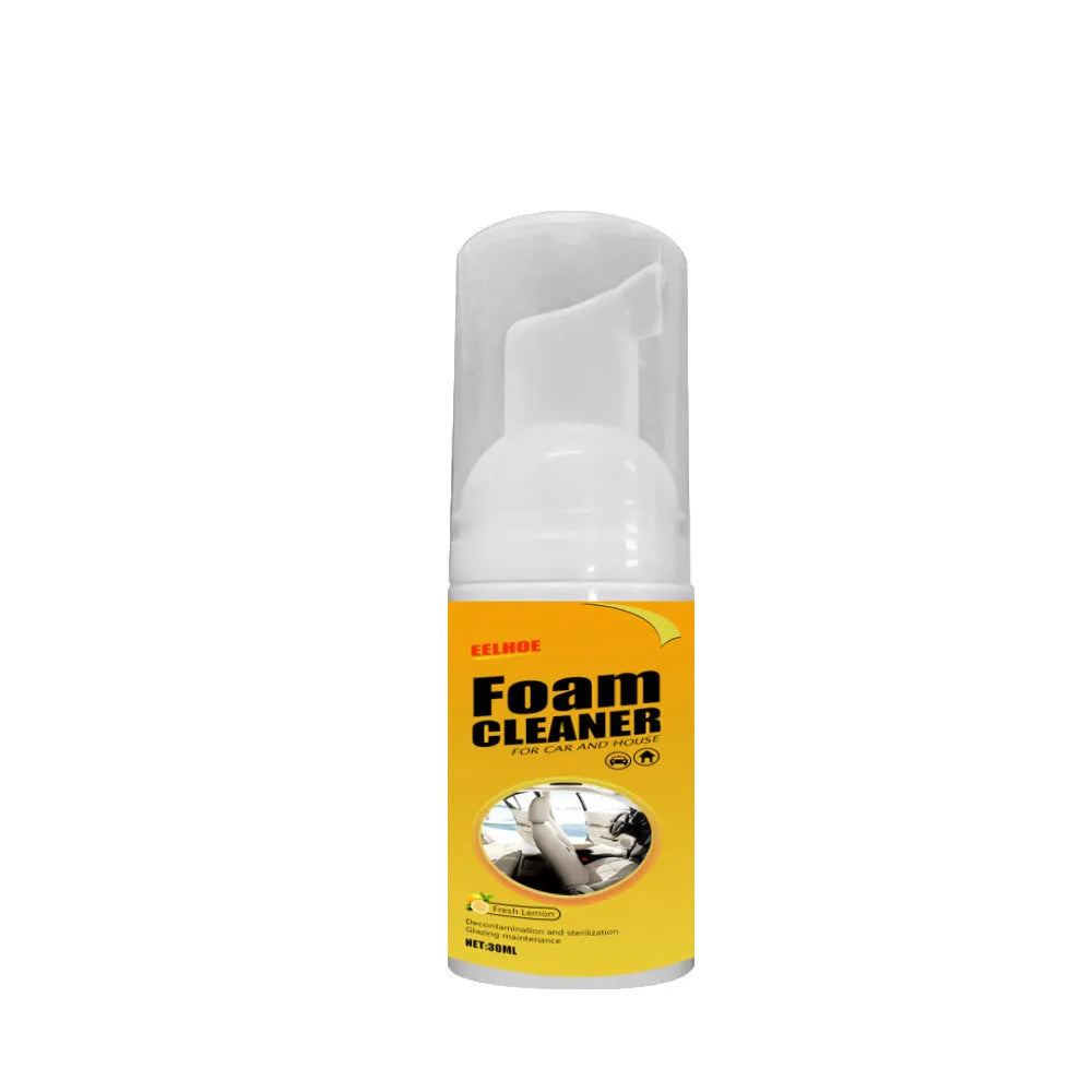 30ml multi-purpose foam cleaner canister, 112*35mm, for car ceiling seat and upholstery cleaning