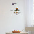 Handmade glass chandelier bedside lamp, MD-0365, ABS hardware chassis, 111V-240V, no bulb included.