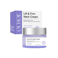 Jar of neck skin cream for moisturising and firming, net weight 50g.