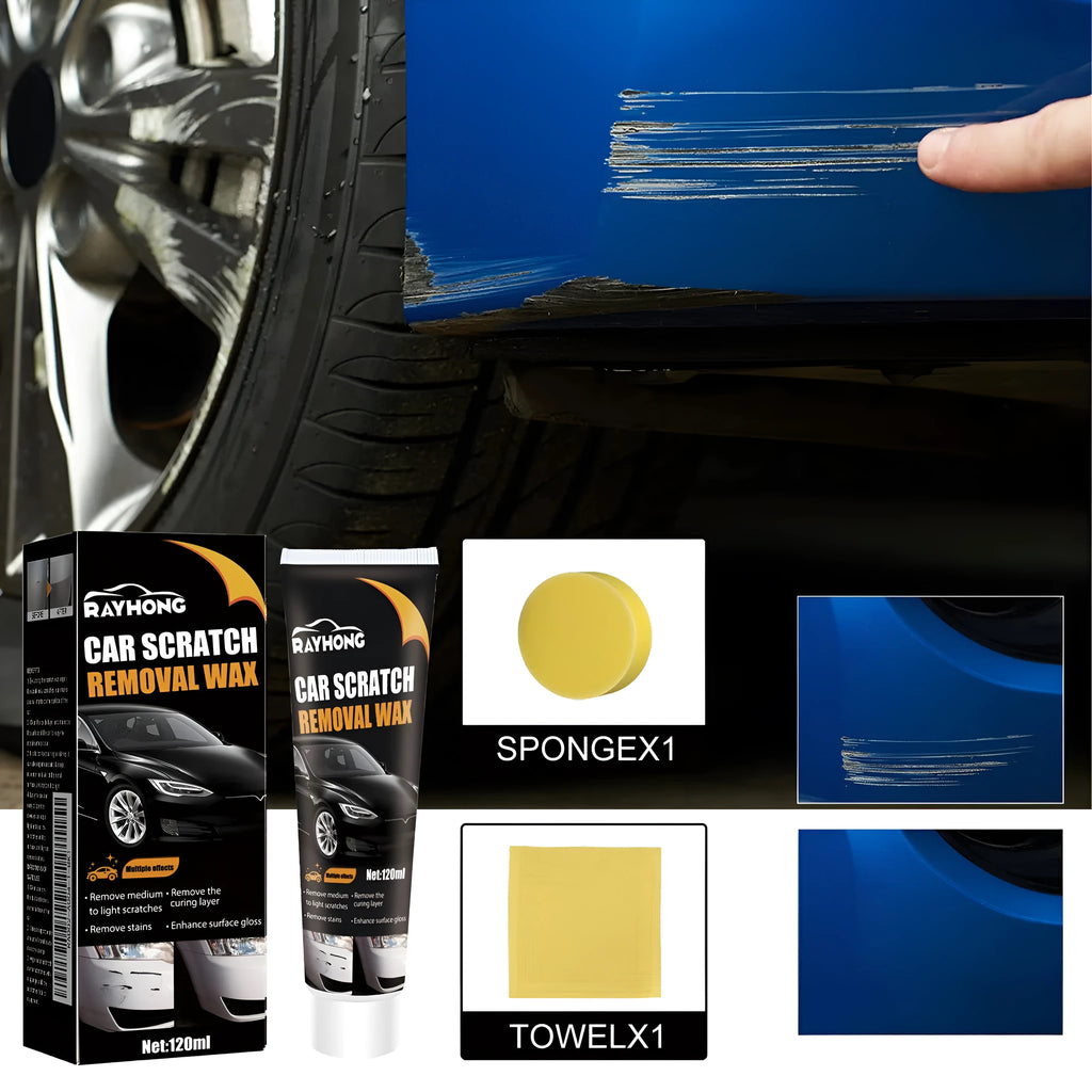 Six nano scratch repair cloths for cars, each 20x10cm, chemical fibre, for light paint scratches.