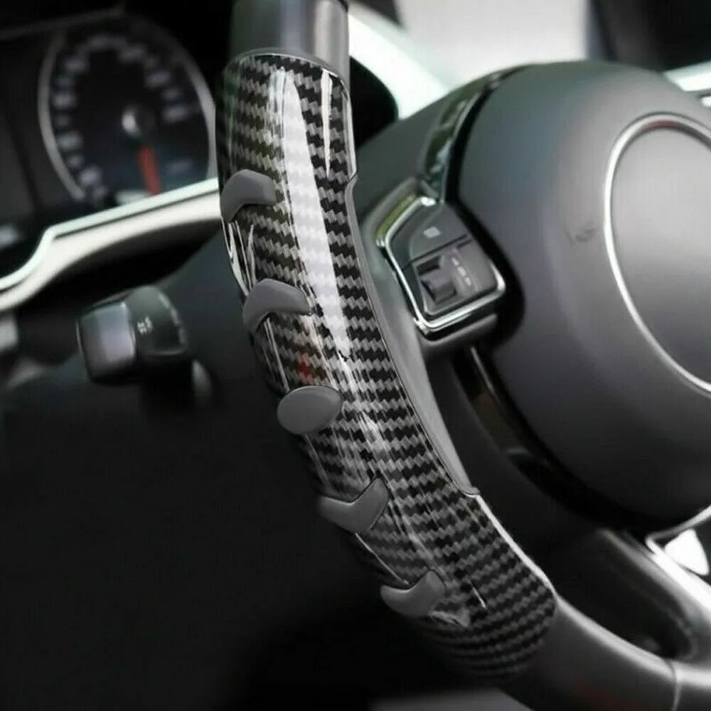 Carbon fibre black fibre steering wheel anti-skid sleeve for 38cm diameter wheels