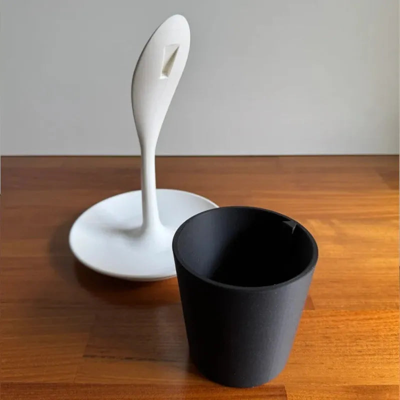 Table lamp ornament with tray in American style made from PLA via 3D printing