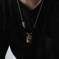 Handmade mechanical heart shaped pendant in metal alloy, available as necklace or keychain, net red style