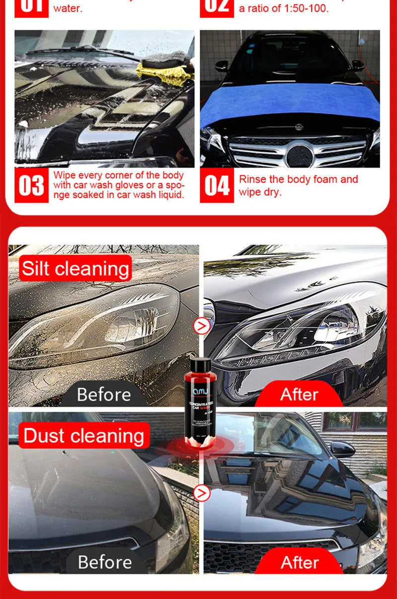 100ml bottle of super concentrated high foam car decontamination and polishing cleaner