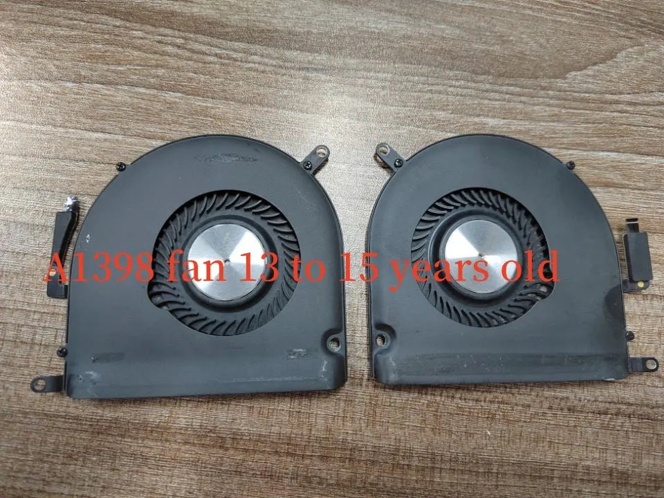 MacBook Pro A1398 laptop cooling fan replacement part for 2012 to 2015 models