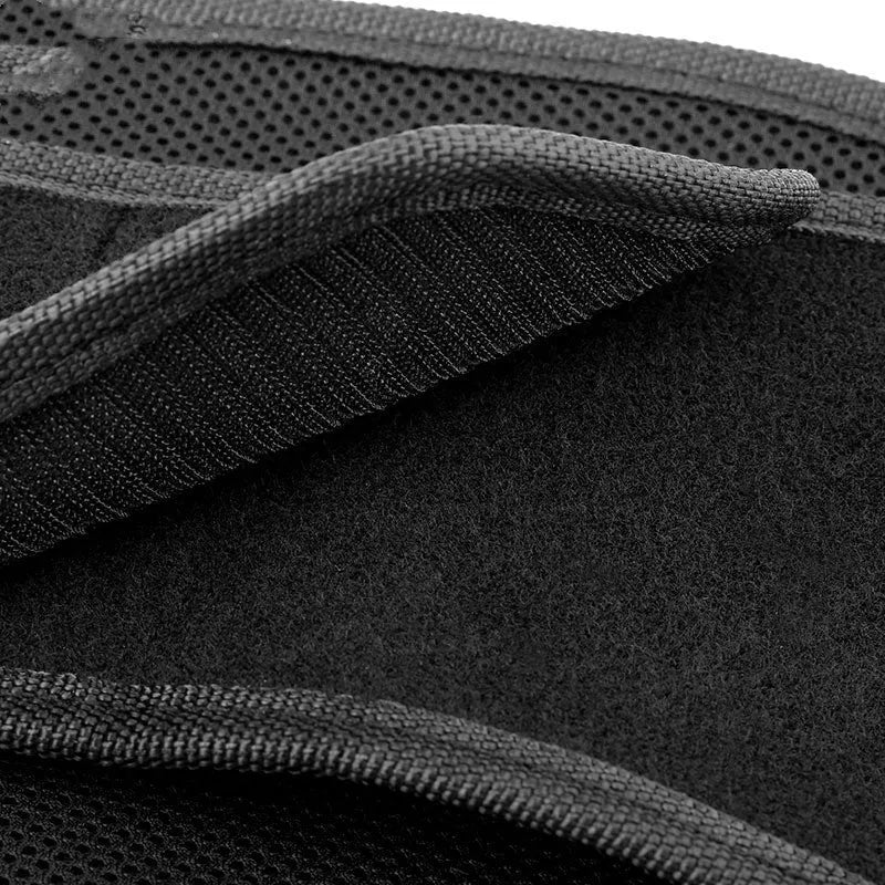 MDL1028 motorcycle waist supporter in black or red colour with PVC and polyester construction