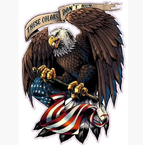 Eagle reflective car decoration decal sticker 17x12 cm Style6 bumper sticker