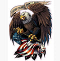 Eagle reflective car decoration decal sticker 17x12 cm Style6 bumper sticker