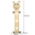 A 65 cm long plush Fleece Rabbit dog toy designed for sniffing games, sound-making, and bite-resistant chewing.