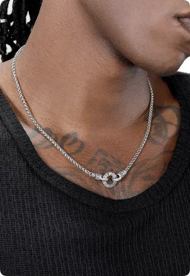 S925 sterling silver clavicle necklace for women with pendant on silver chain