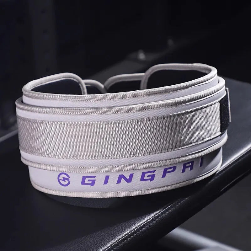 Abdominal exercising band for waist protection during weight training exercises