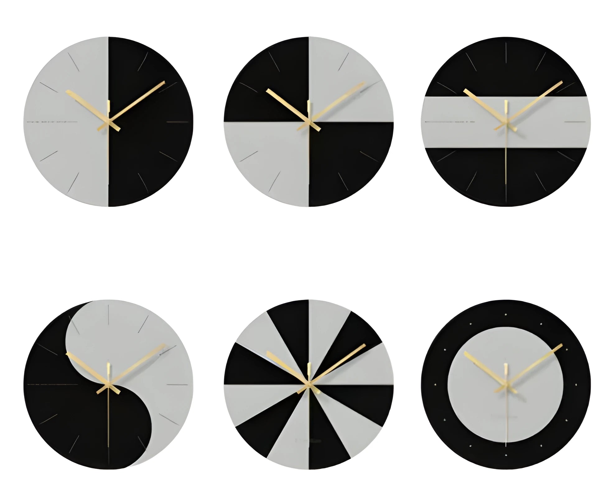 Transparent tempered glass minimalist wall clock with silent movement on a white wall.