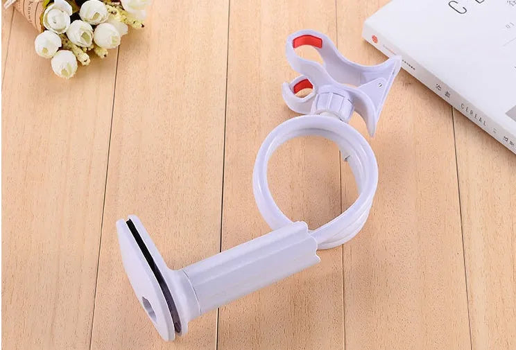 Universal tablet mount holder lazy bracket in black or white with 70cm or 100cm stretch arm