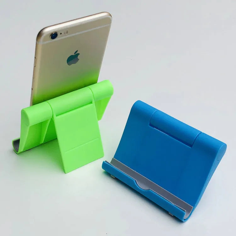S059 universal folding phone and tablet stand in black, PP and TPR, 10cm x 8cm x 2cm, 37g