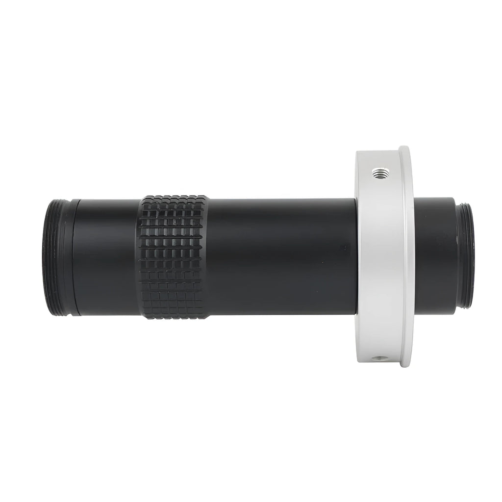 Black aluminium alloy industrial camera monocular lens for electronics repair with 130x display magnification