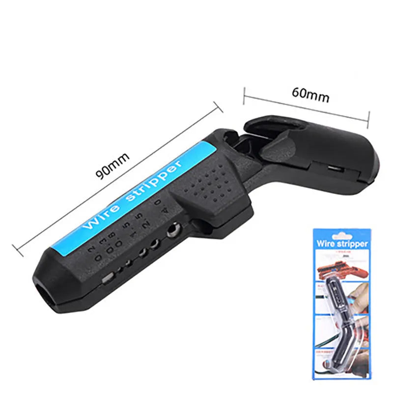 Multifunctional Wire Stripper Wire and Cable Stripping and Peeling Tool for Electricians and DIY Cable Preparation, Black and Red Options Available