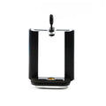 Black plastic mobile phone clip holder with universal hose bracket for versatile smartphone mounting
