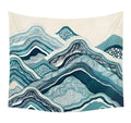 Fantastic scenery art Indian hippie wall tapestry in polyester blend, available in 150x100cm size