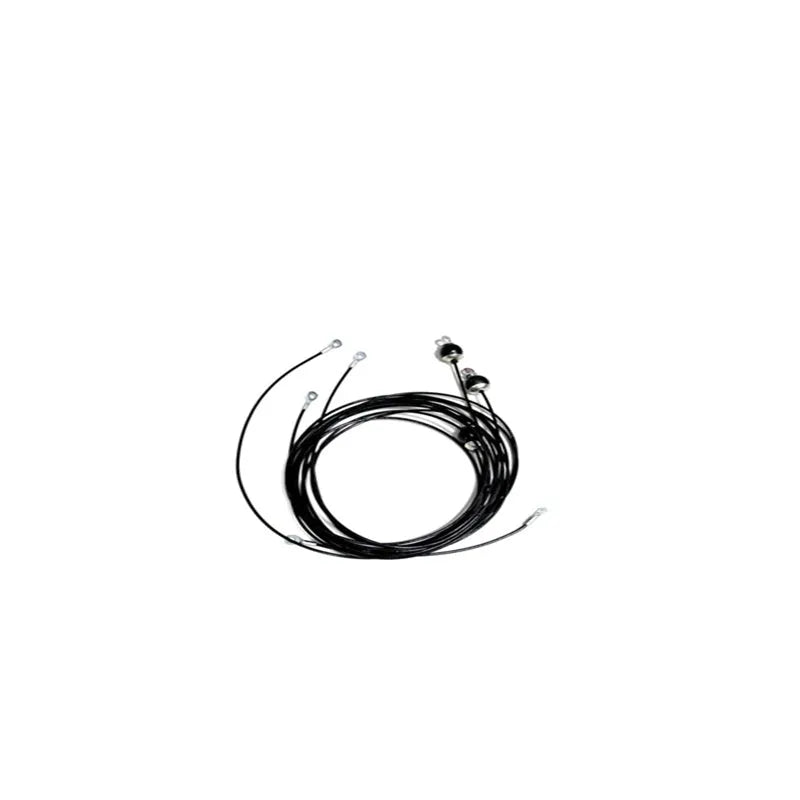 KYLIN SPORT 4.8mm black steel wire rope 1 metre for strength training equipment replacement