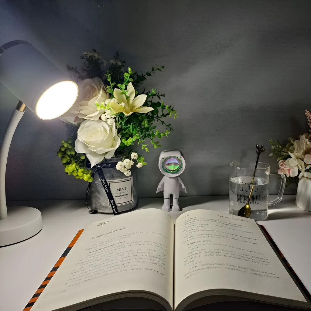 Black double-headed photography streaming lamp with metal construction and wire switch