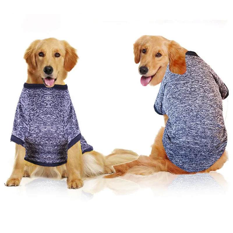 Wine red acrylic dog sweatshirt for large breeds on a white background showing size 3XL to 9XL