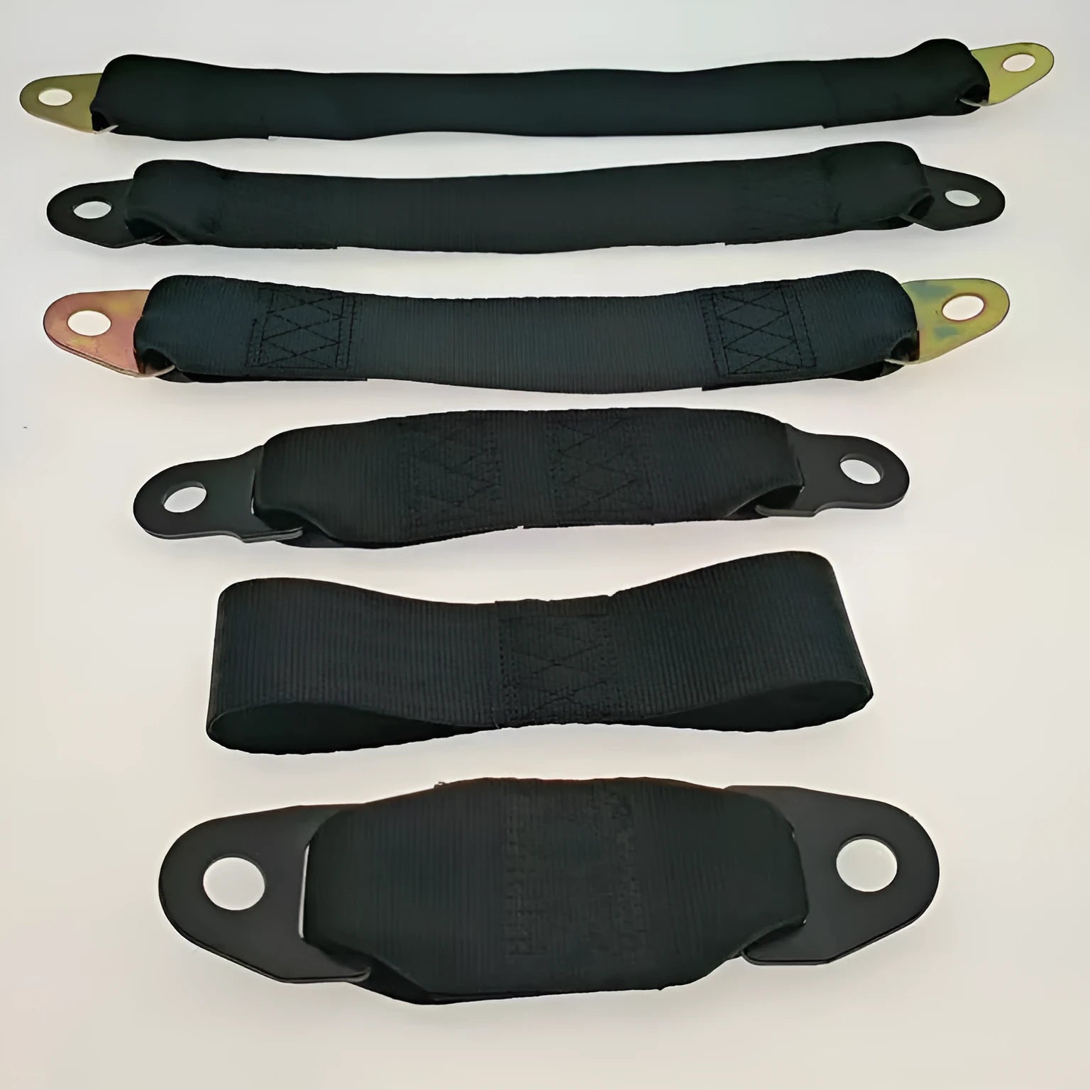 Electric door limit fixing strap with three size options for vehicle door protection