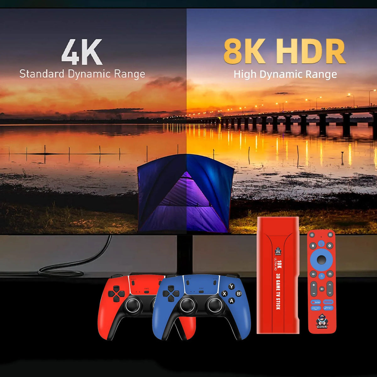 Wireless G1 Dual System Arcade Home Game Console with retro ABS casing and wireless controllers