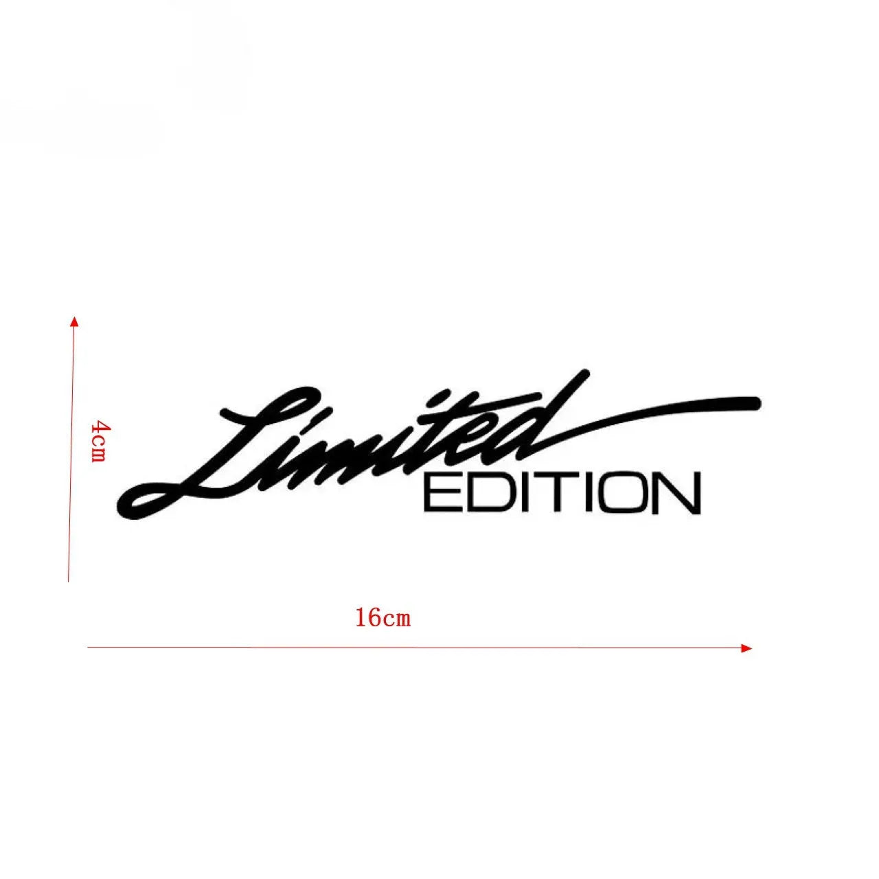 Black reflective laser-cut car sticker on vehicle window