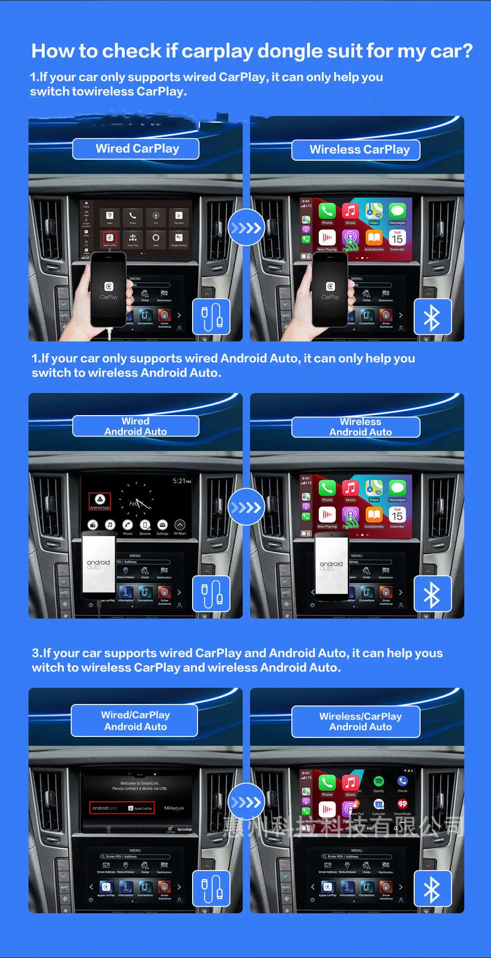Black 9-inch car GPS navigation system with capacitive touch screen and USB-A interface