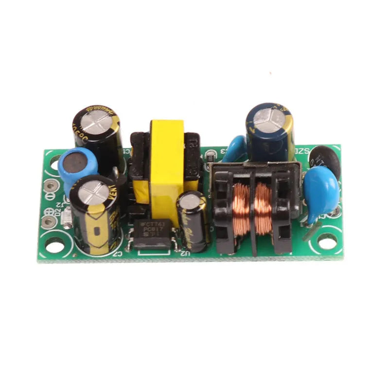 YS-U5S metal-cased switching power supply module for AC to DC conversion with 5V output.