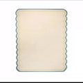 Striped polyester fibre floor mat with imitation cashmere finish in modern simplicity style