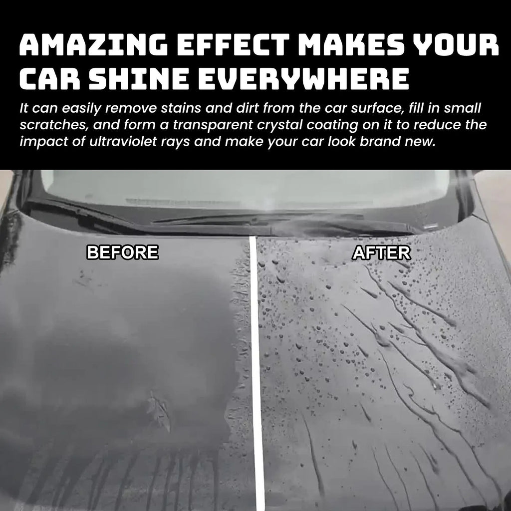 Car coating wax block and sponge applicator for paint renovation and dustproof protection